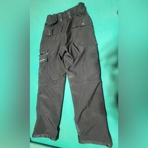 CCM Black Cargo Pants with Utility Pockets
